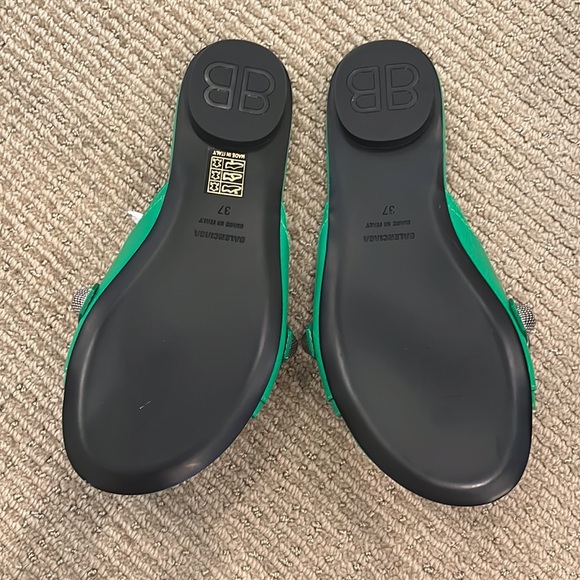 Balenciaga cagole sandal flat green - Picture 3 of 9